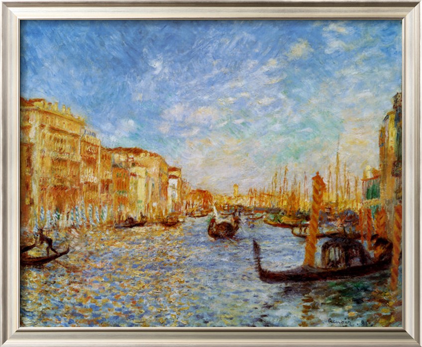 Grand Canal Venice - Pierre-Auguste Renoir painting on canvas